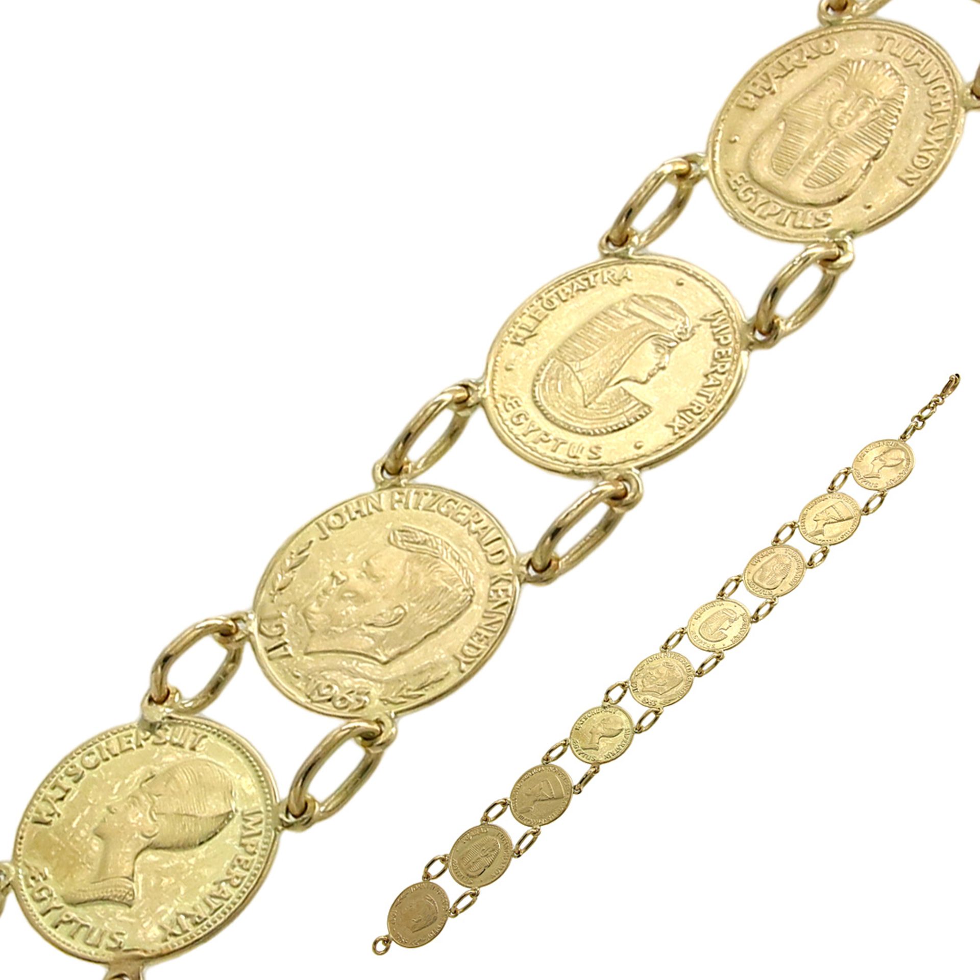 Egyptian coin-bracelet