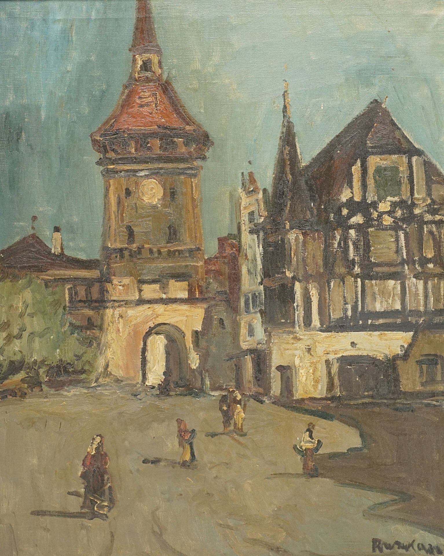 Hans Ruzicka-Lautenschläger (1862-1933), City view
