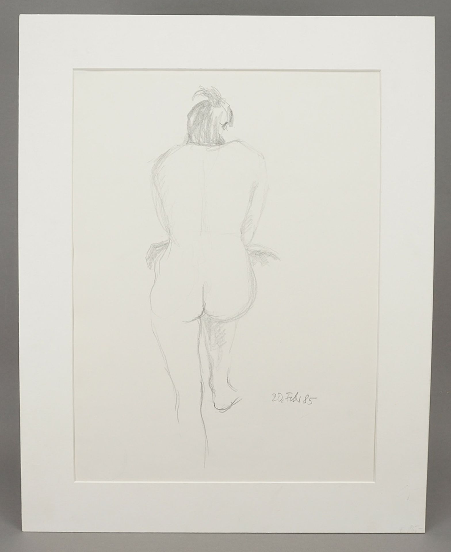 Hannes Loos (1913-1987), Female Back Nude - Image 2 of 4