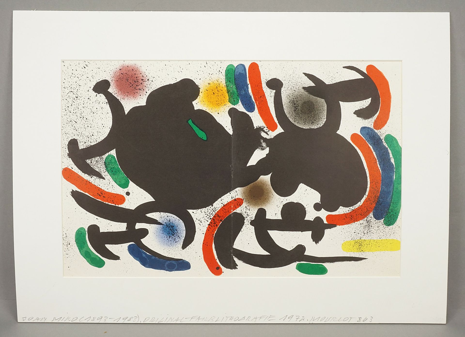 Joan Miró,  "Litografia original VII" (Originallithografie VII) - Bild 2 aus 4