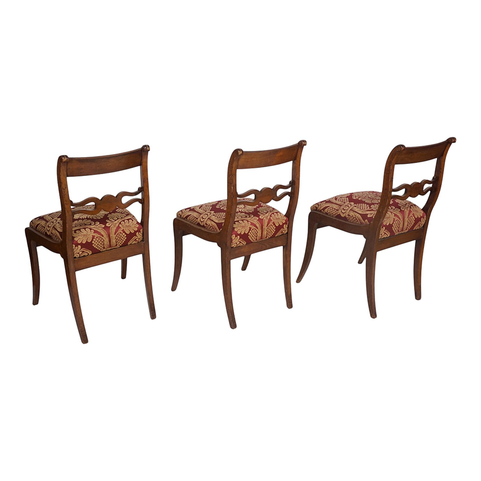 Three Biedermeier chairs, Germany / France - Image 2 of 4