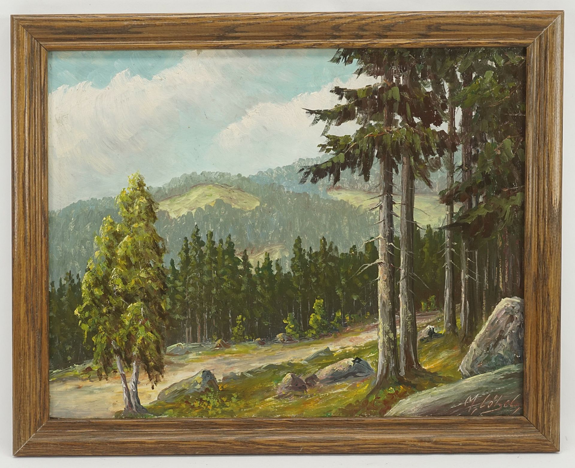 Max Löbel,  Harzlandschaft - Bild 2 aus 4