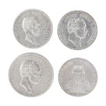 Four coins German Empire, Saxony