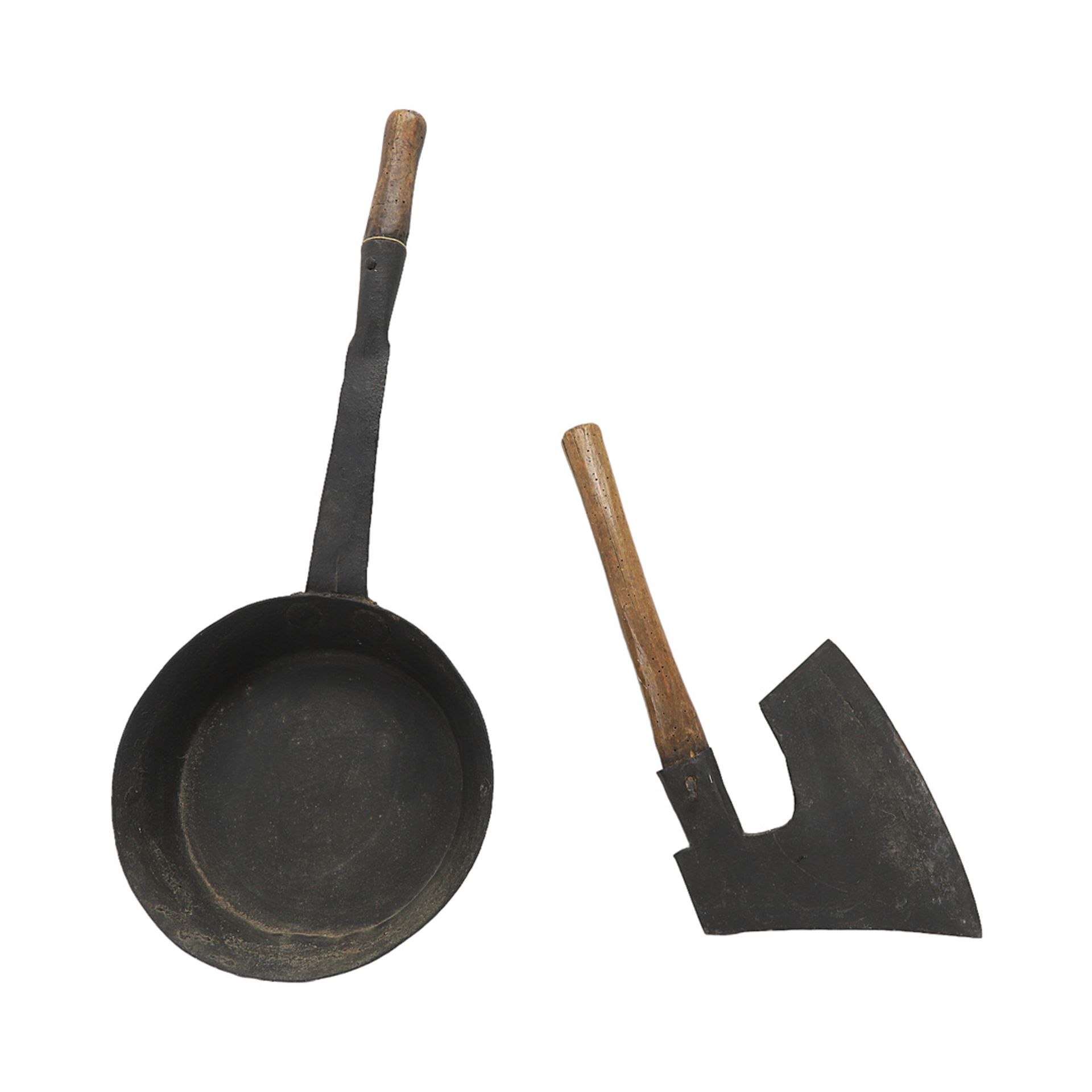 Saxon blacksmith, Pan and hatchet, 19th century