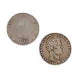 2 x 5 lire Italy and Sardinia