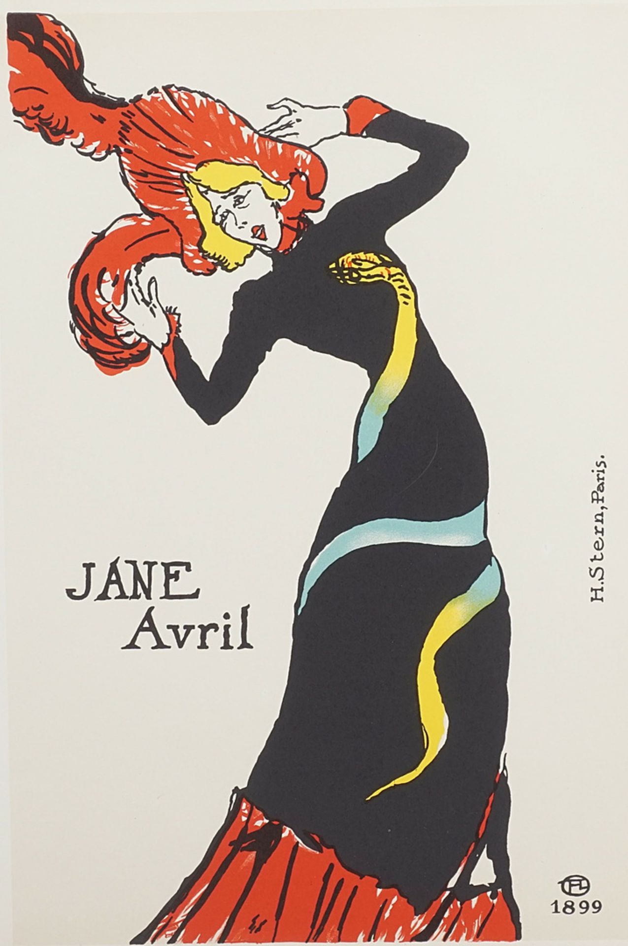 Henri de Toulouse-Lautrec,  "Jane Avril"