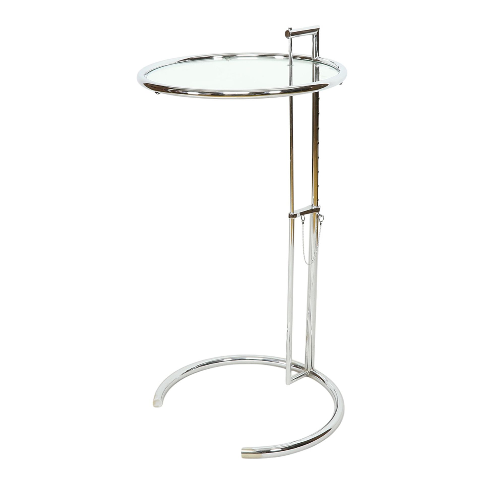 Eileen Gray Modern side table E.1027 "Adjustable Table" - Image 2 of 4