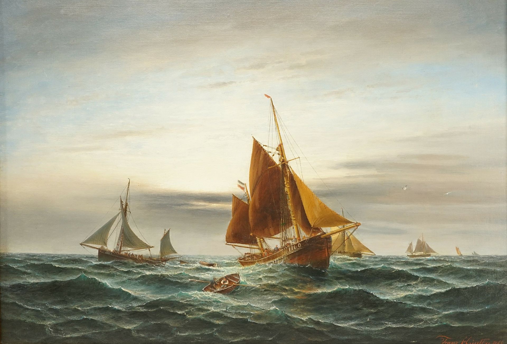 Franz Hünten (1822-1887), Seascape