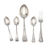 Five Köberlin brothers cutlery pieces