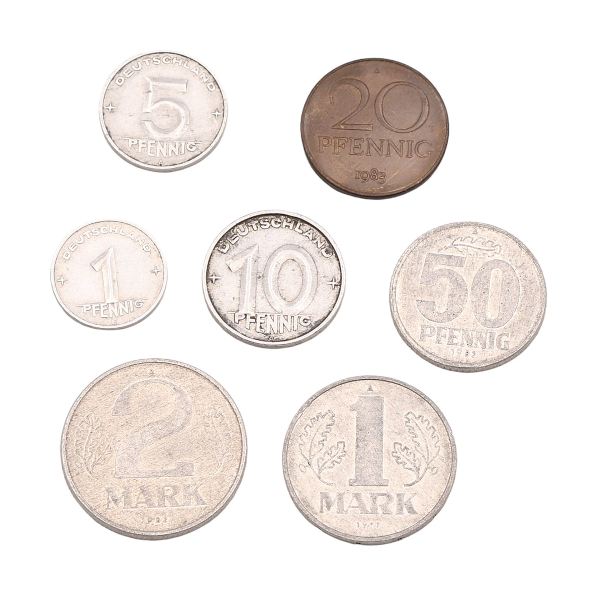 Collection of 275 GDR coins - Image 2 of 5