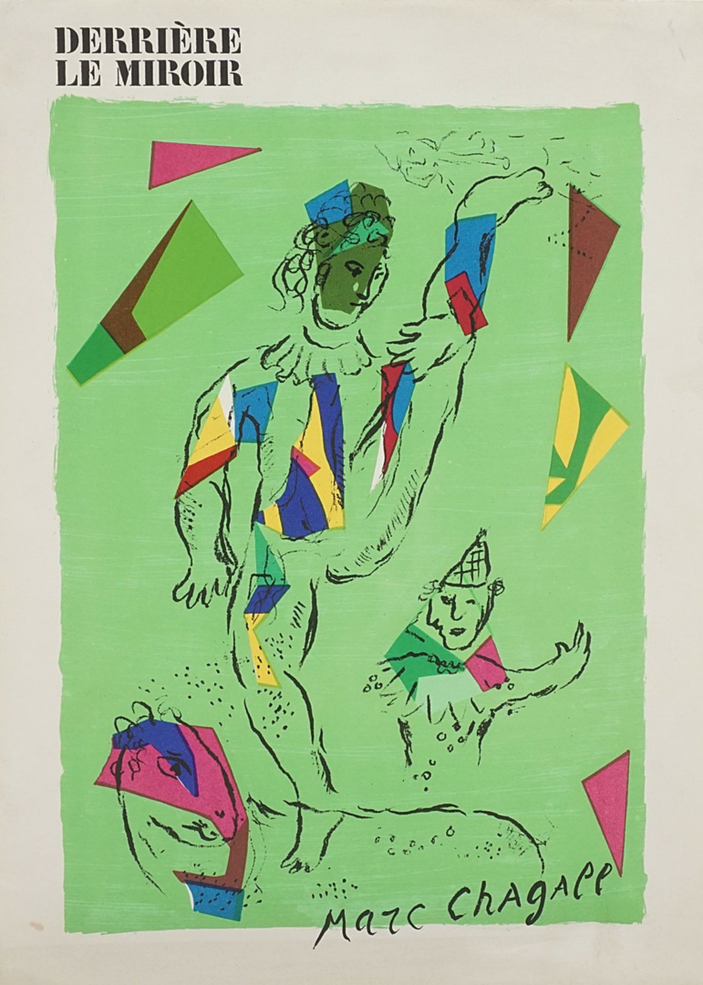 Marc Chagall,  "L´Acrobate vert" (Der grüne Akrobat)