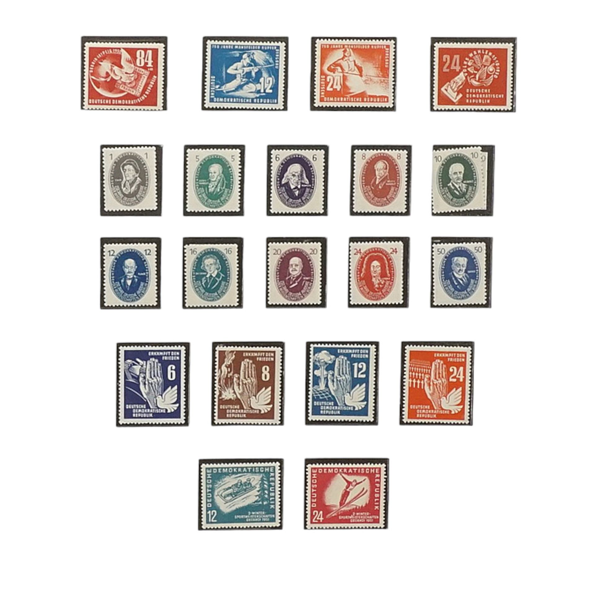 Briefmarken 1949-1960