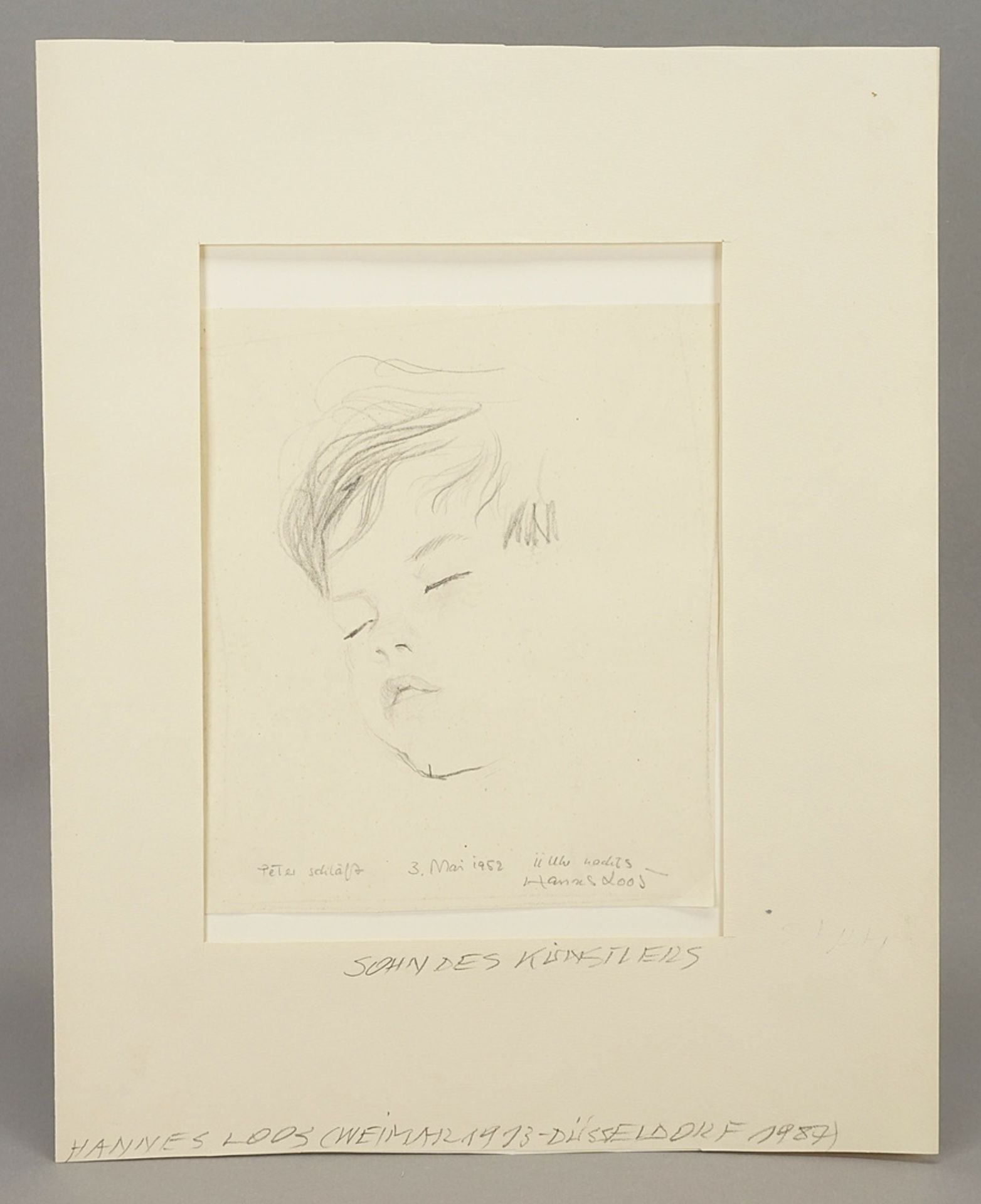 Hannes Loos (1913-1987), Peter is Sleeping - Image 2 of 4