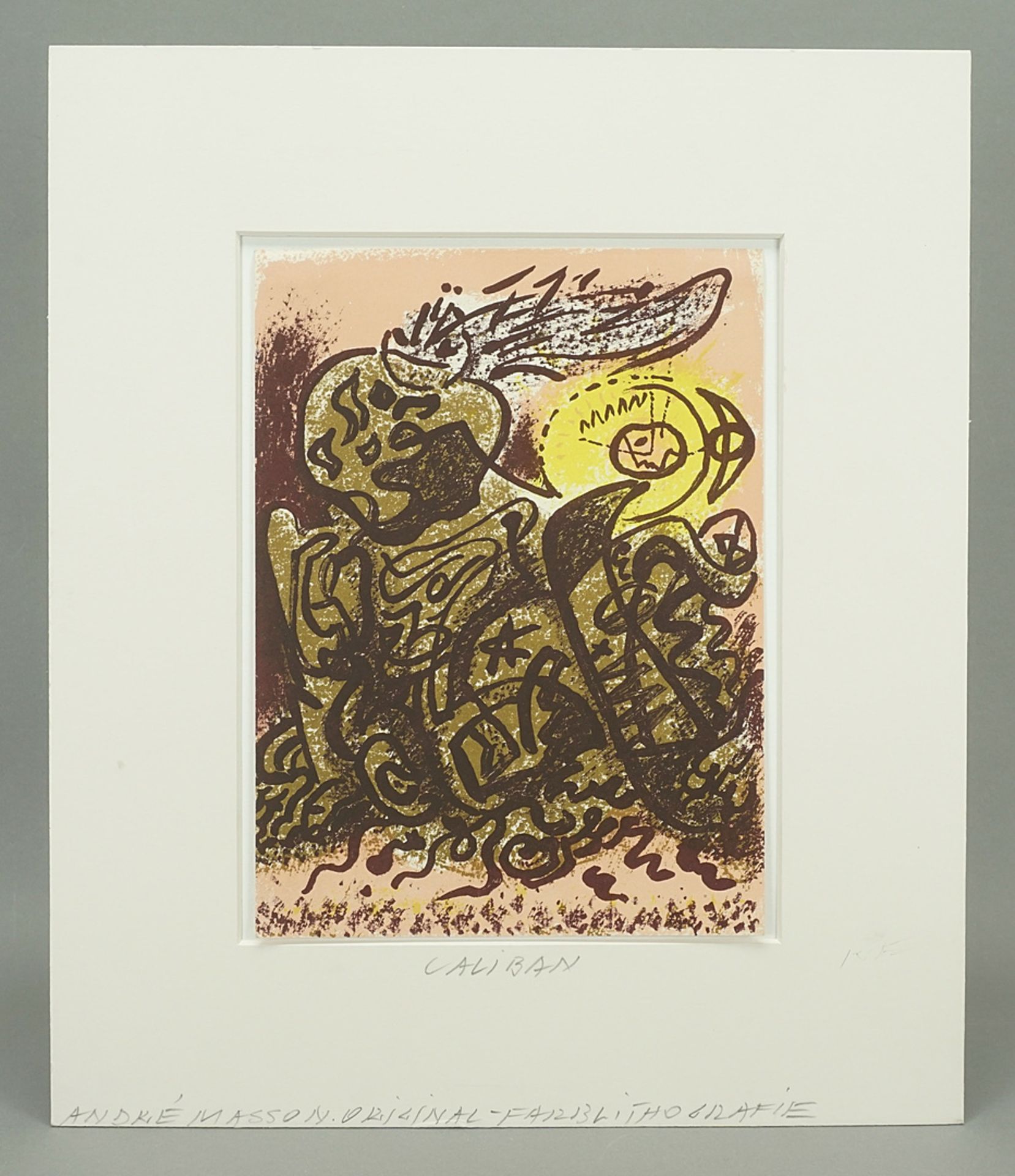 André Masson (1896-1987), "Caliban" - Image 2 of 4