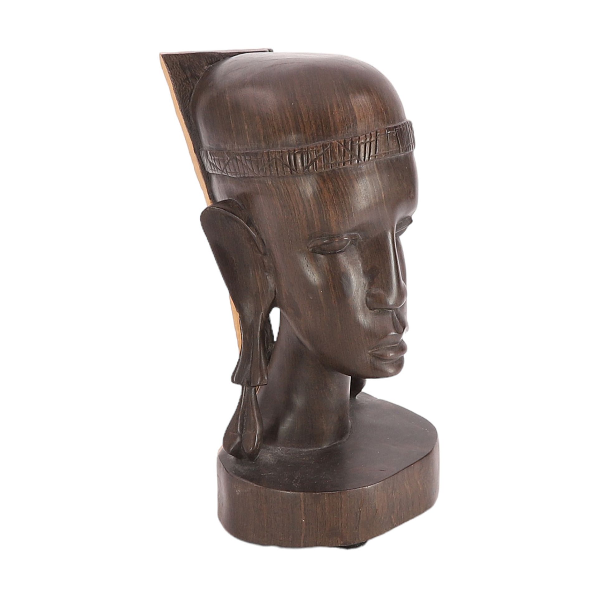 Female bust and calabash - Image 2 of 4