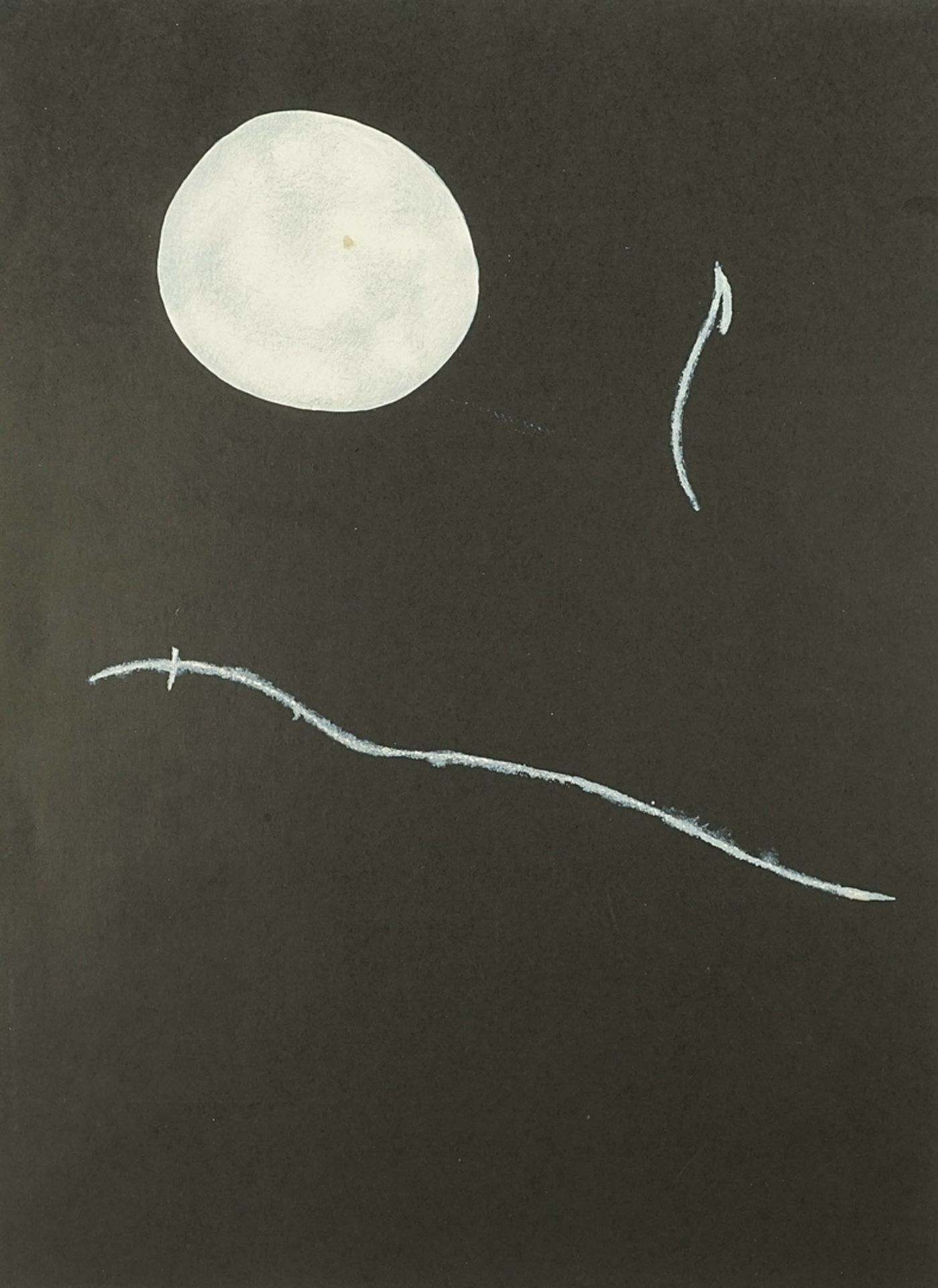 Joan Miró,  Vollmond über der Erde