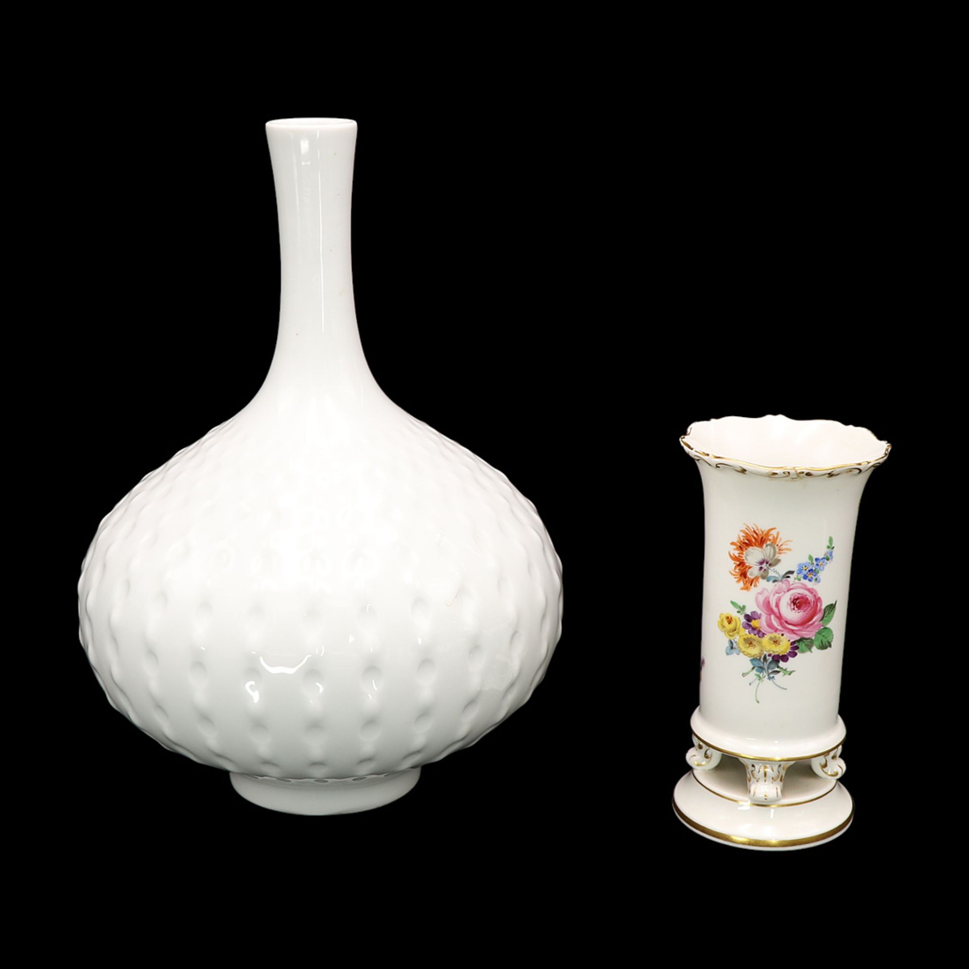 Zwei Meissen Vasen, 2. Hälfte 20. Jh. - Bild 2 aus 3