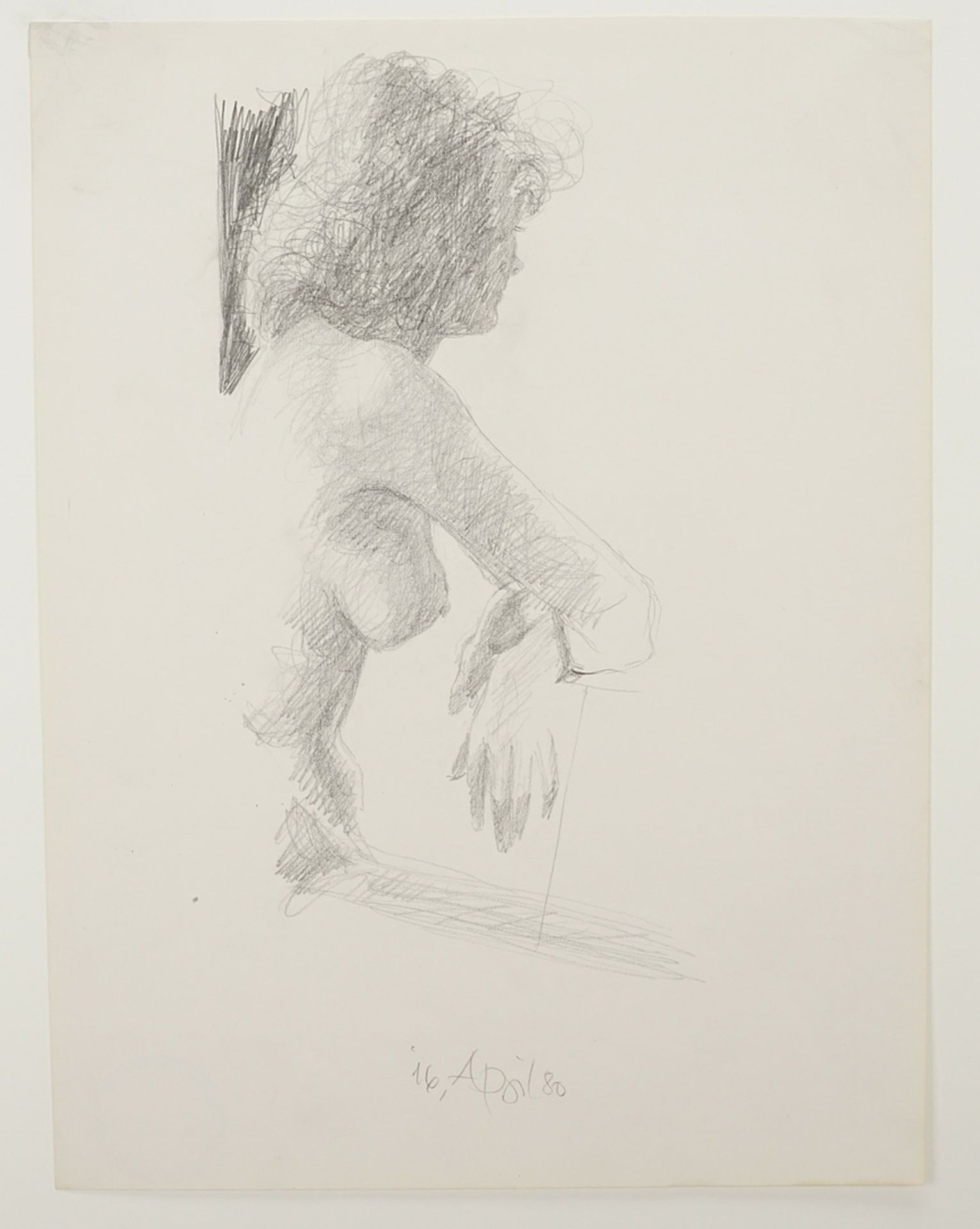 Hannes Loos (1913-1987), Seated Female Nude - Image 3 of 4