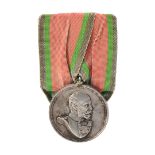 Silver commemorative medal for the 25th government anniversary, Anhalt, Duke Friedrich I, 1896