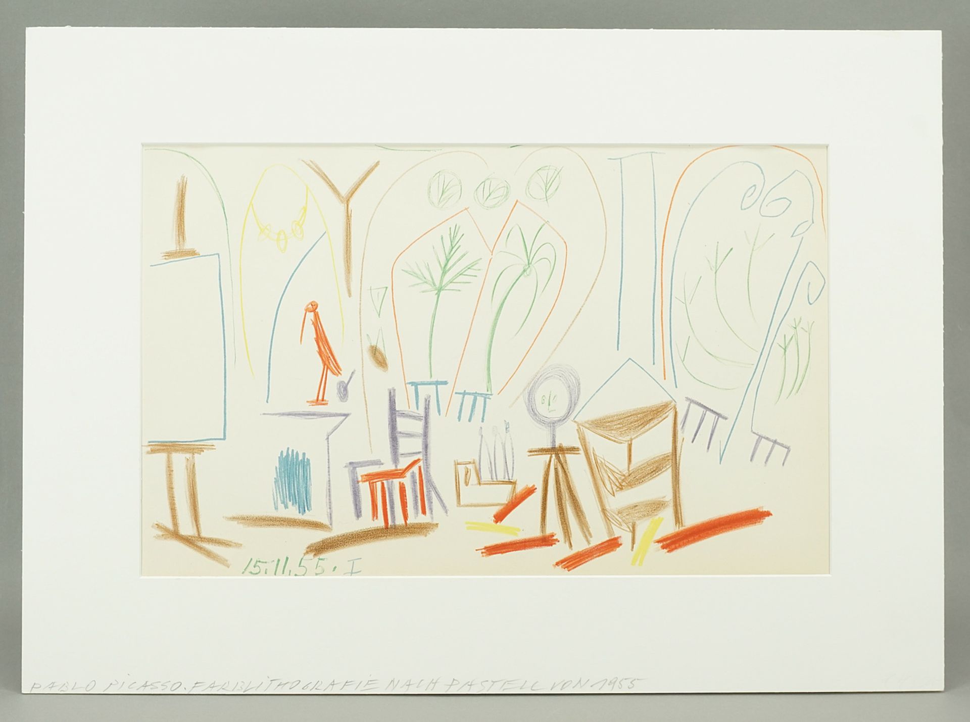 Pablo Picasso,  Atelierszene (La Californie) - Bild 2 aus 3