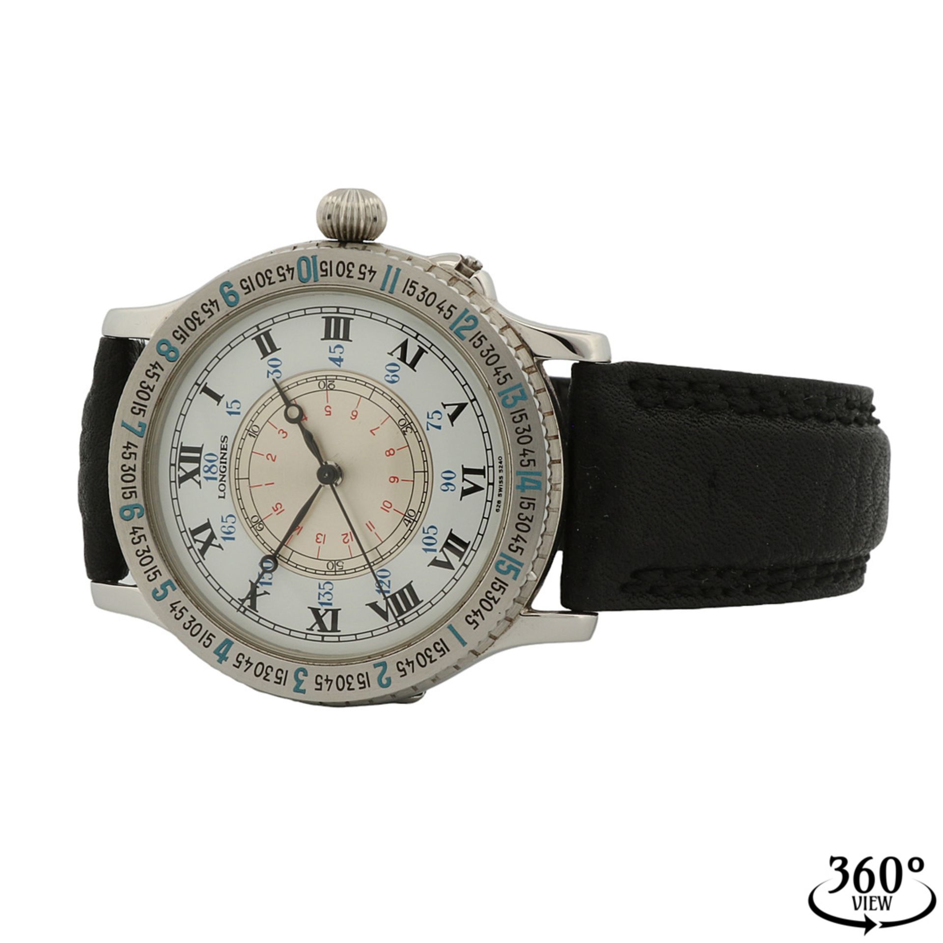 Longines Weems Lindbergh Navigation Watch with Hour Angle