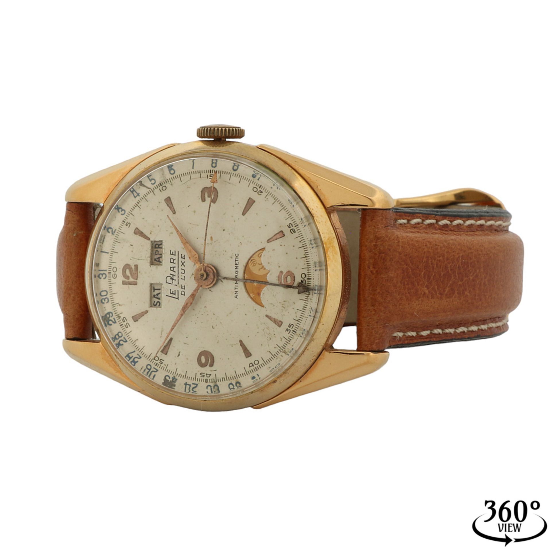 Le Phare De Luxe Herren Armbanduhr, um 1960