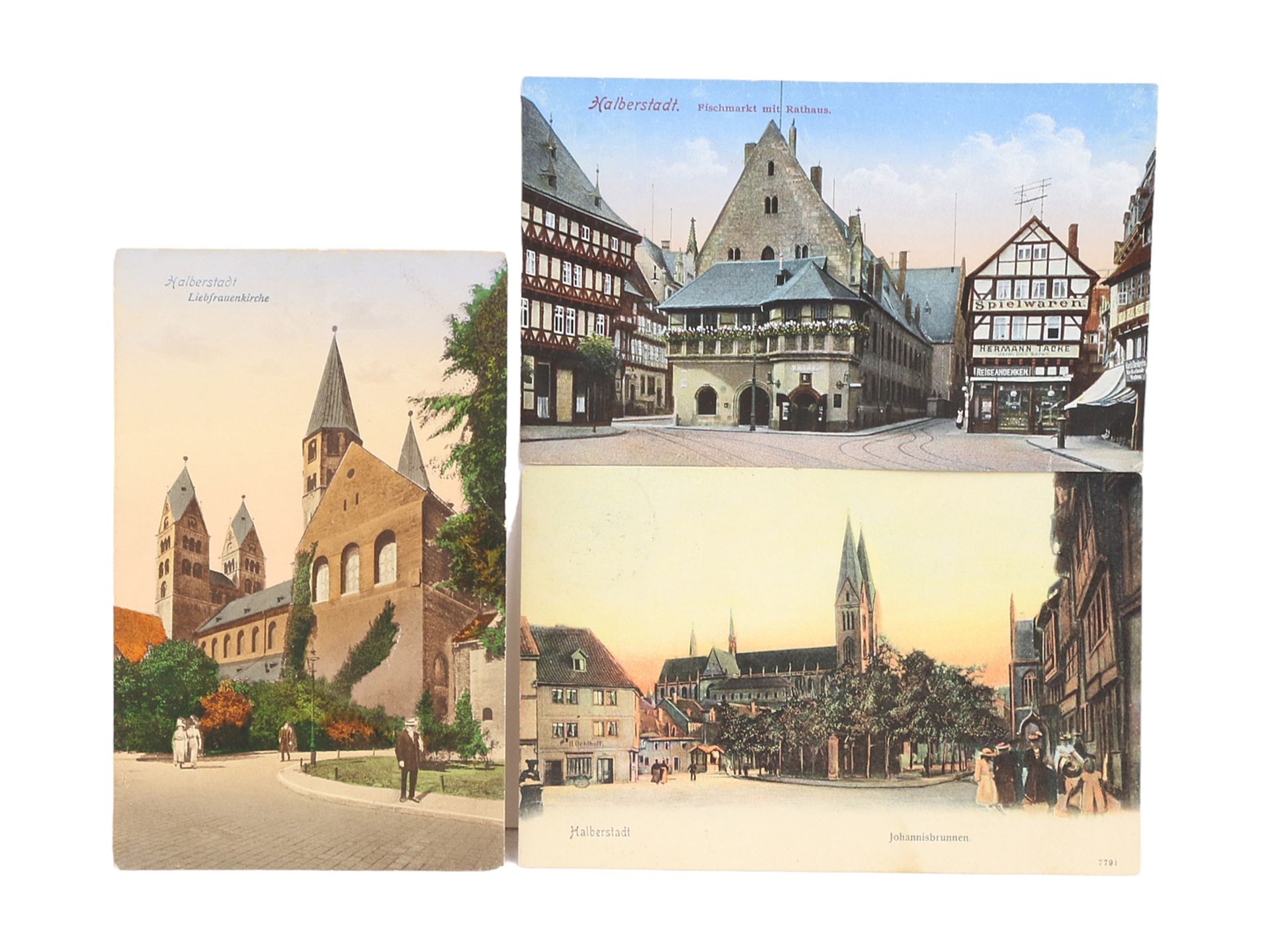 605 Ansichts- und Glückwunschkarten, um 1900-1930 - Bild 4 aus 5