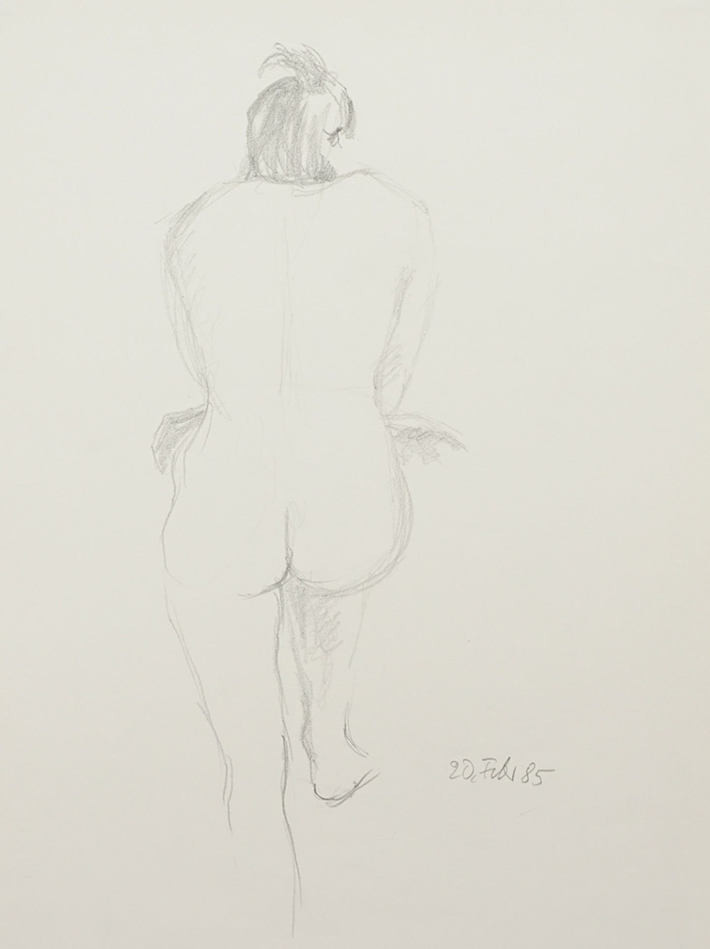 Hannes Loos (1913-1987), Female Back Nude