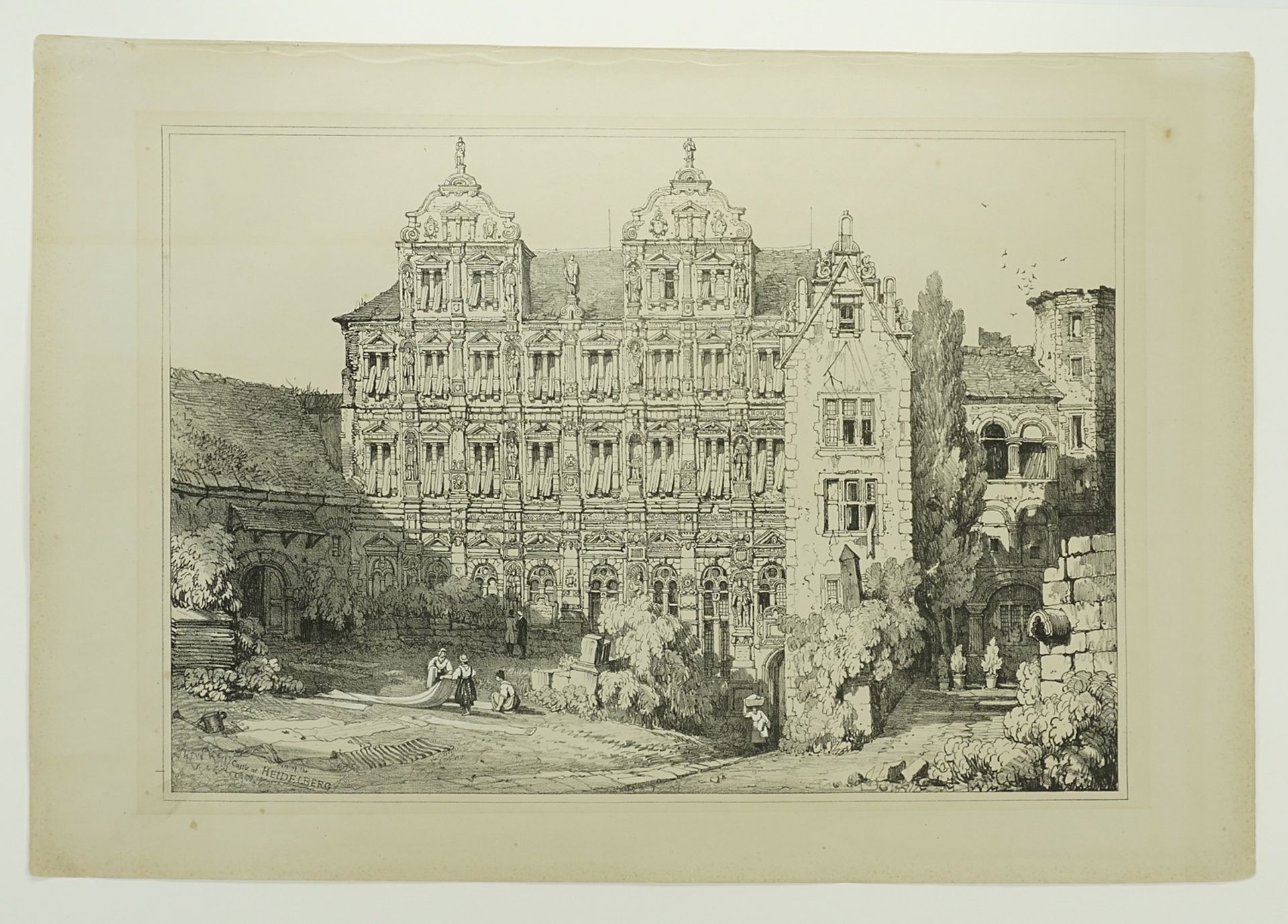 Samuel Prout,  Teilansicht des Heidelberger Schlosses - Bild 3 aus 3