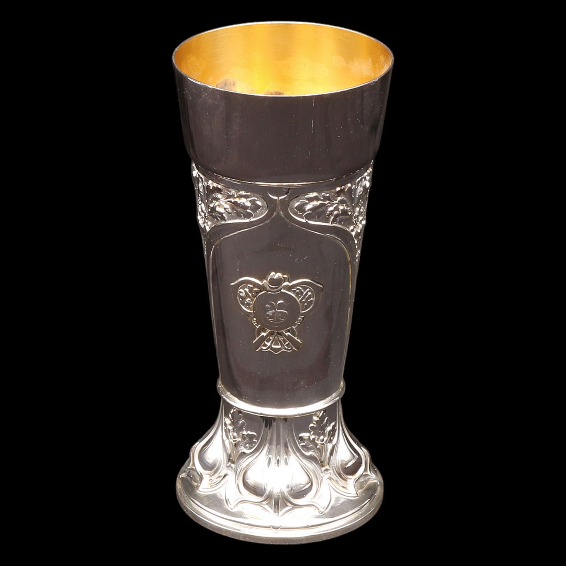 Silver cup, Central German Federal Shooting, Zwickau, Saxony, 1901 - Image 2 of 3