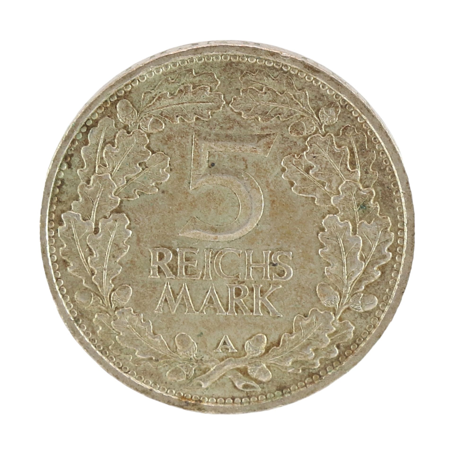 5 Reichsmark, Weimar Republic, Rhineland, 1925 - Image 2 of 2
