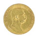 10 Kronen Österreich, Goldmünze, 1908