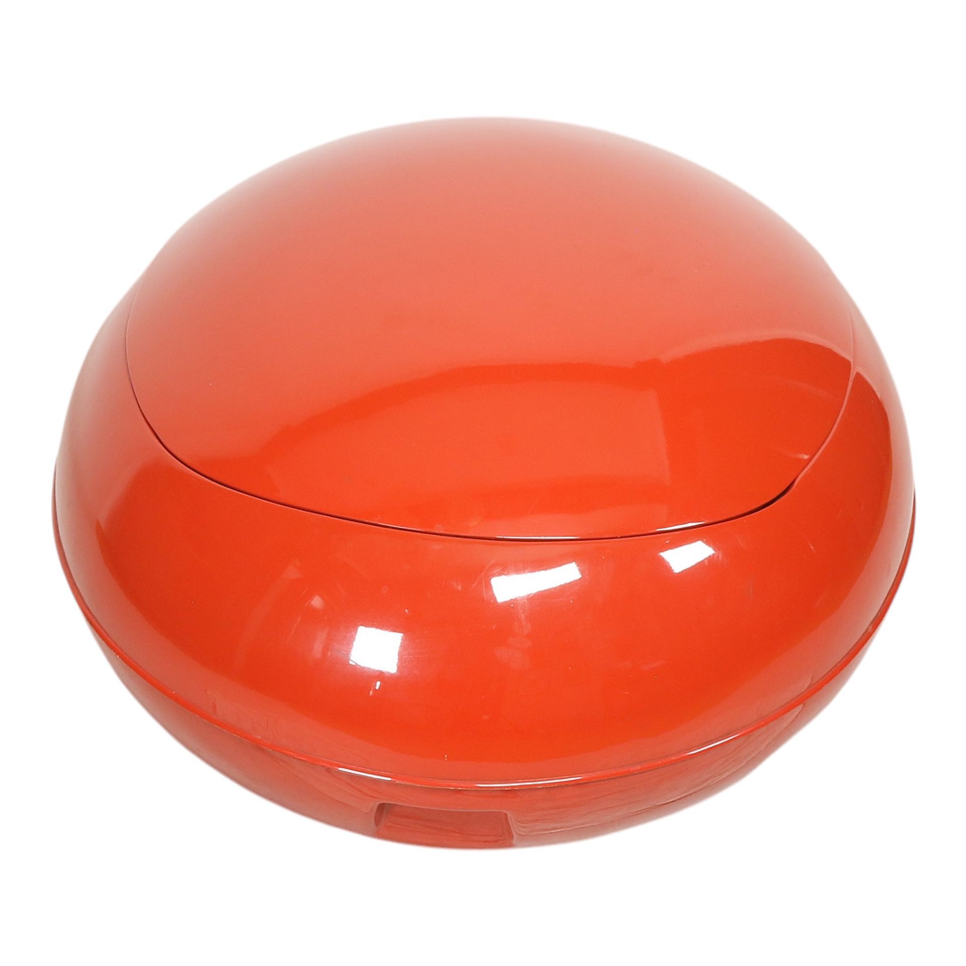 Rotes Senftenberger Ei / Garden Egg / Sitz-Ei, Kunststoff - Bild 7 aus 8