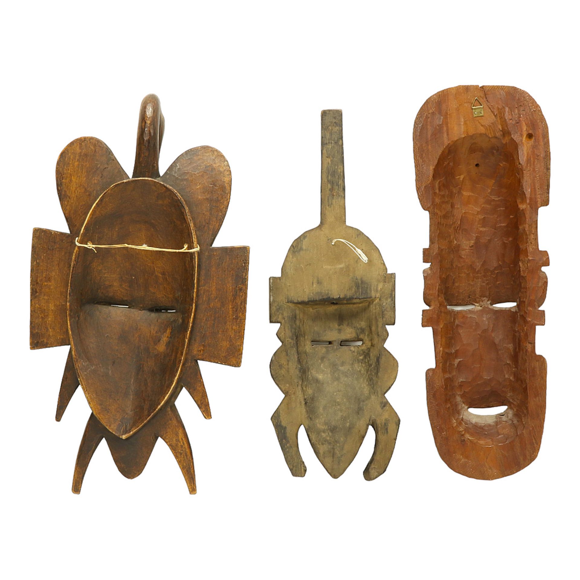 Three African masks - Image 2 of 5