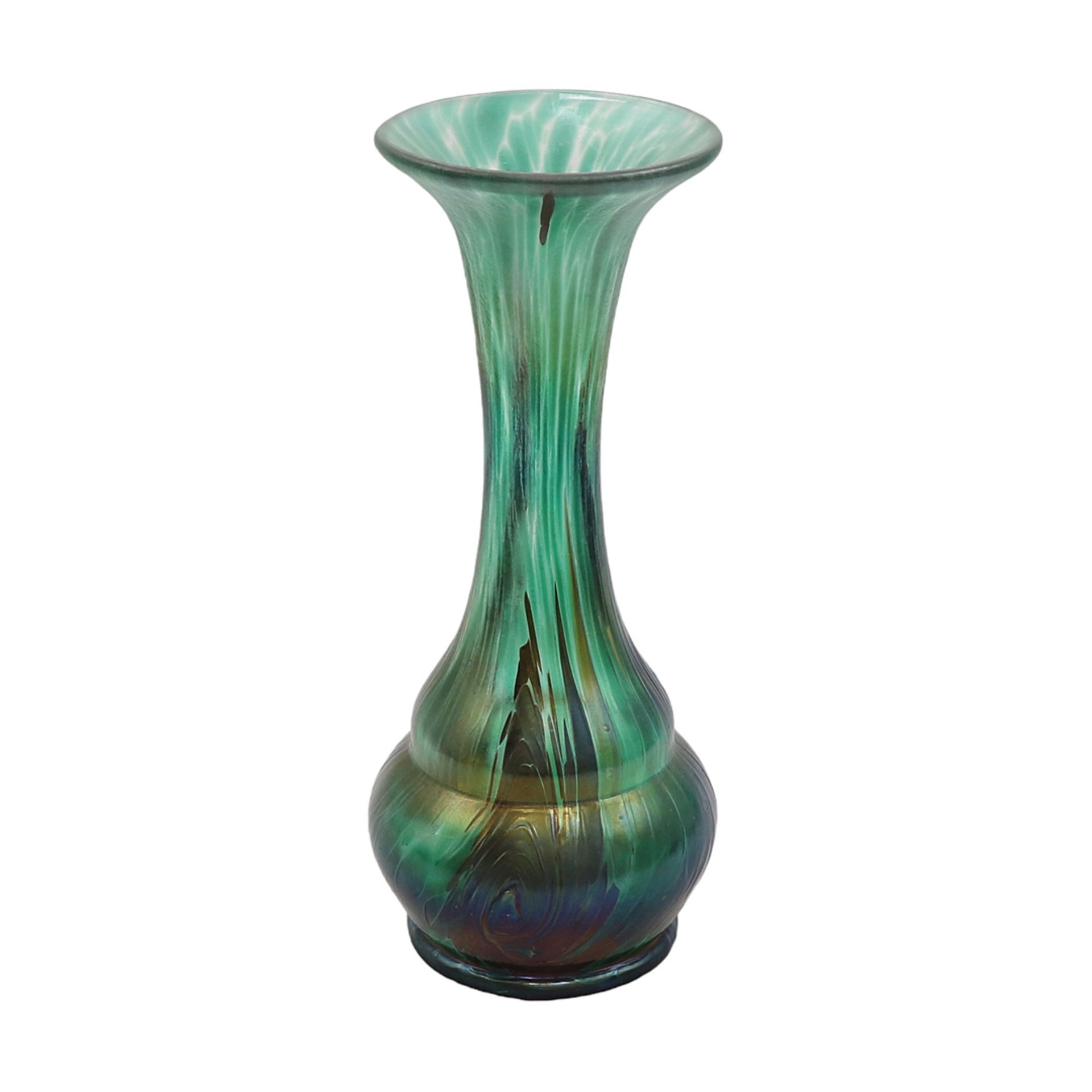 Franz Austen, Bodenmais / Bavarian Forest glass vase, late 20th century