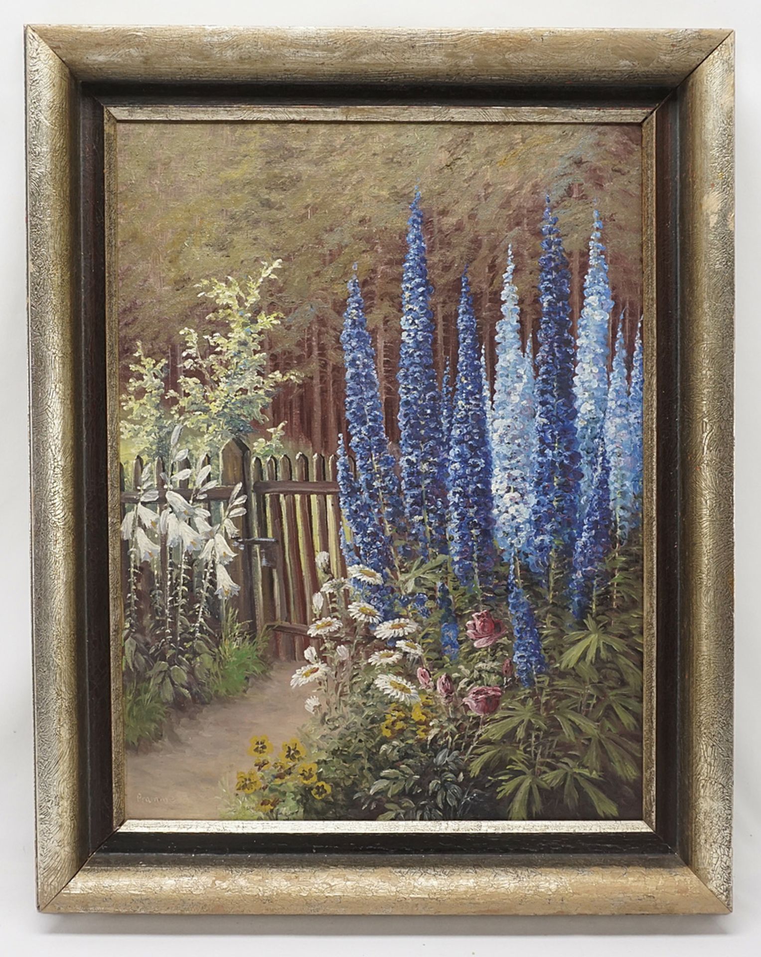 Wilhelm Pramme (1898-1965), Flower garden in the Papental - Image 2 of 4