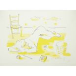 Hein Heckroth (1901-1970), Nude lying on the ground