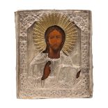 Icon showing the Christ Pantocrator, Russia, 19th century