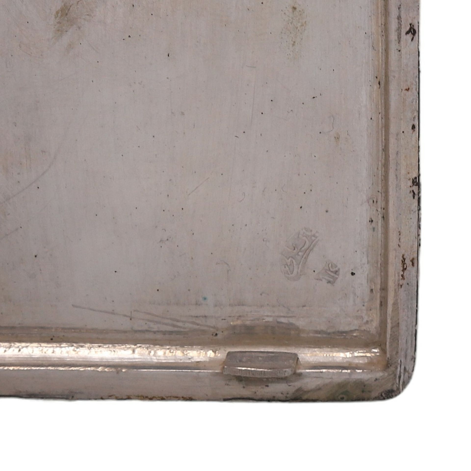 Flat cigarette case, Middle East, mid-20th century - Image 4 of 4