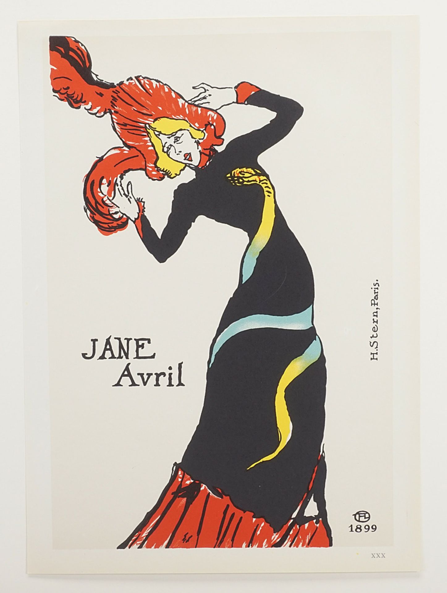 Henri de Toulouse-Lautrec,  "Jane Avril" - Bild 3 aus 3