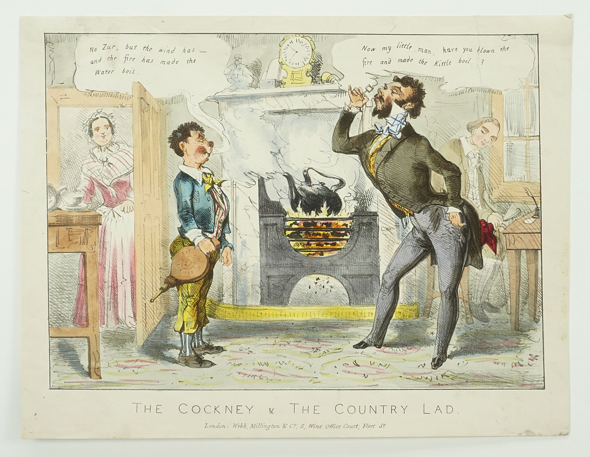 Karikaturist,  "The Cockney & The Country Lad" (Der Urlondoner und der Landbursche) - Bild 3 aus 3