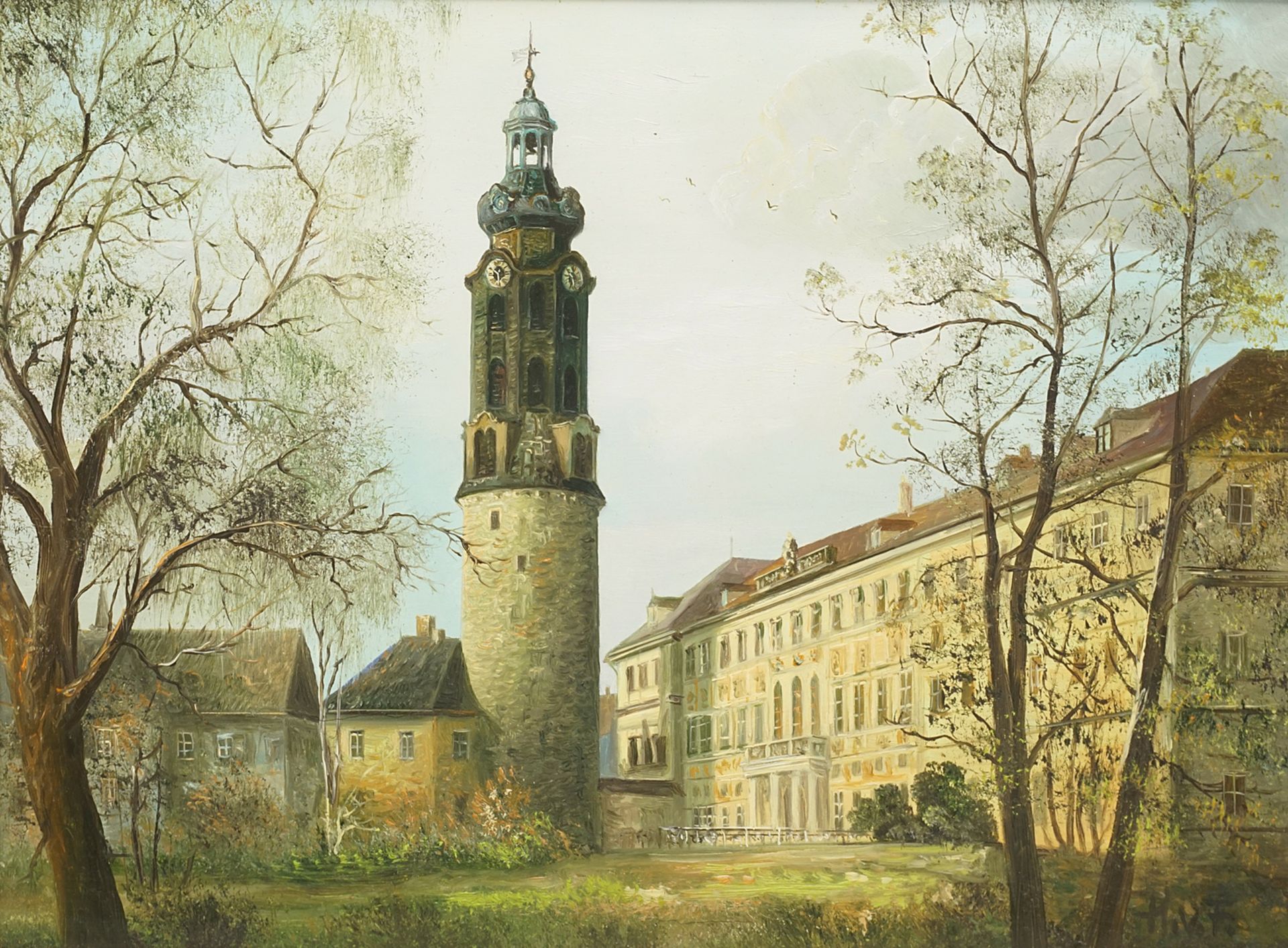 Monogrammist H. v. F.,  Weimarer Stadtschloss