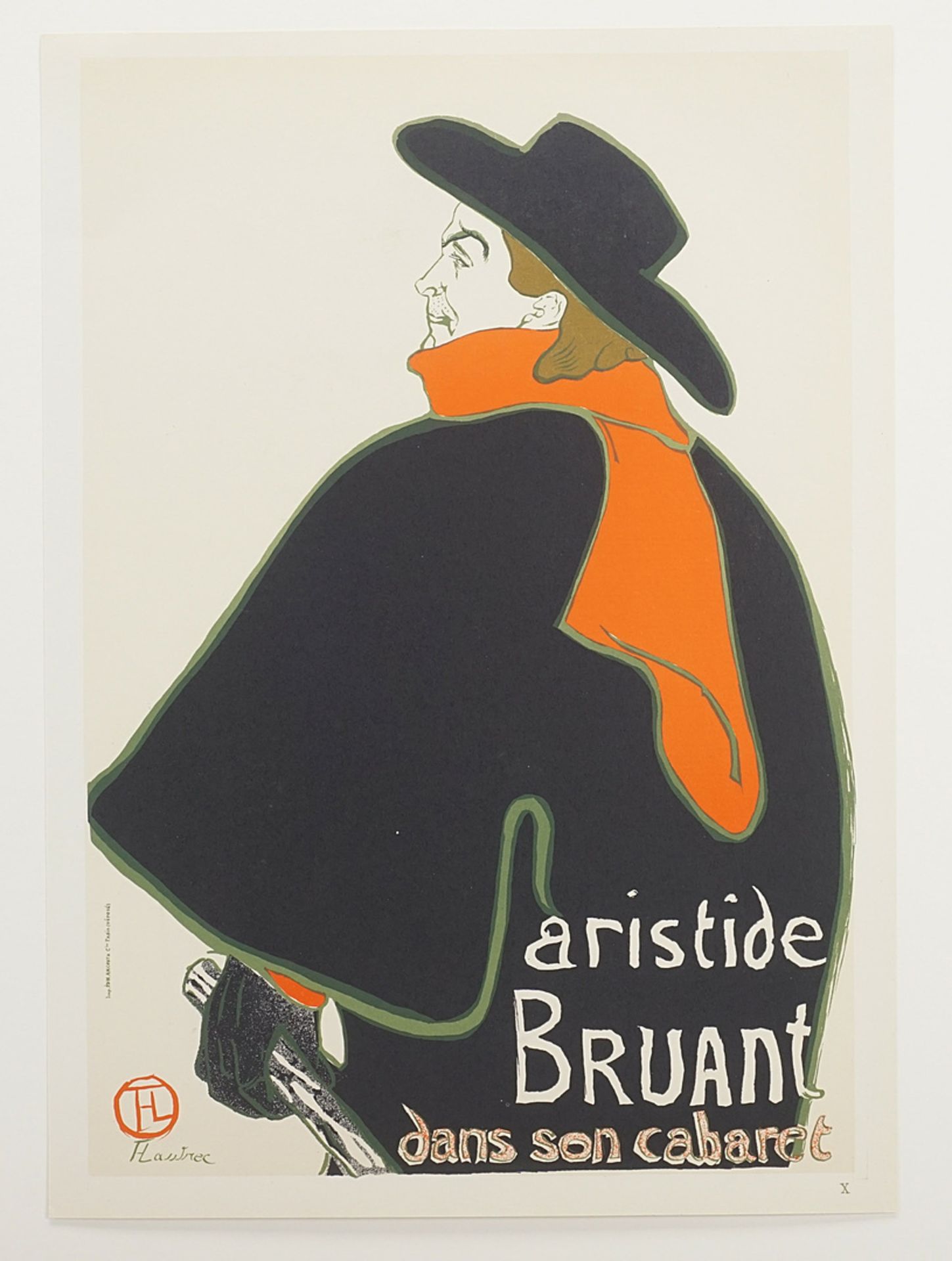 Henri de Toulouse-Lautrec (1864-1901), Aristide Bruant in his cabaret - Image 3 of 3