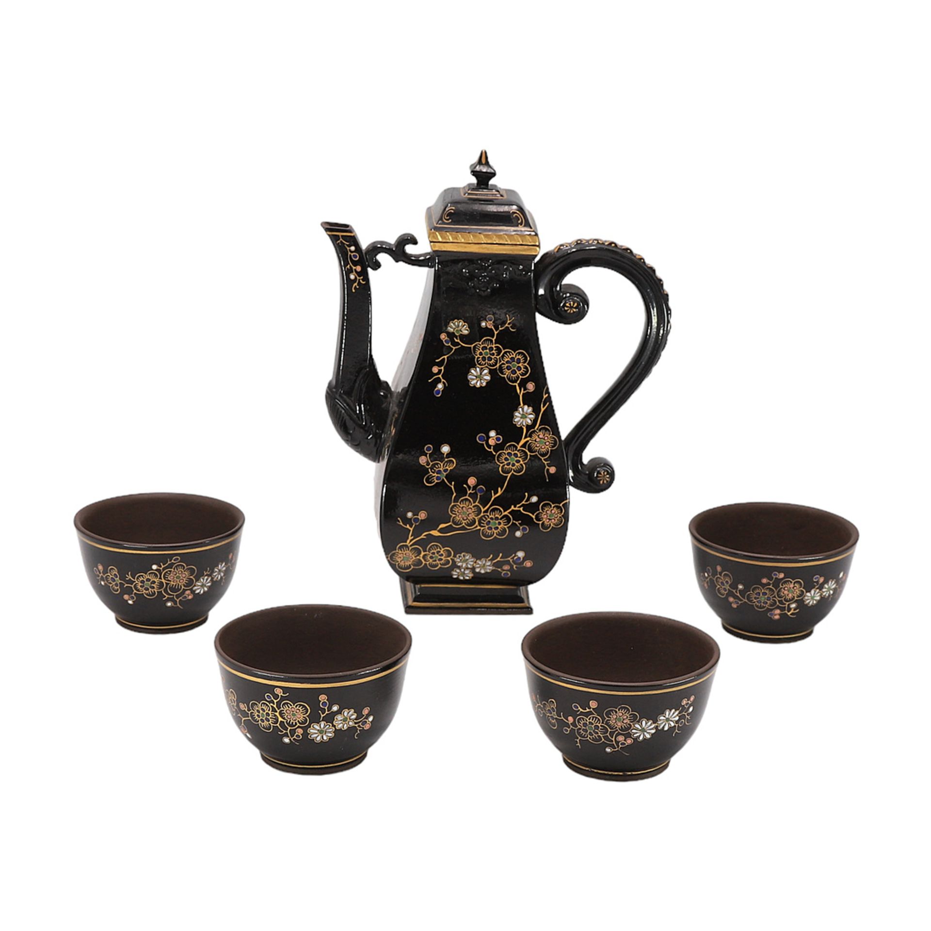 Meissen tea set for four people, 20th century