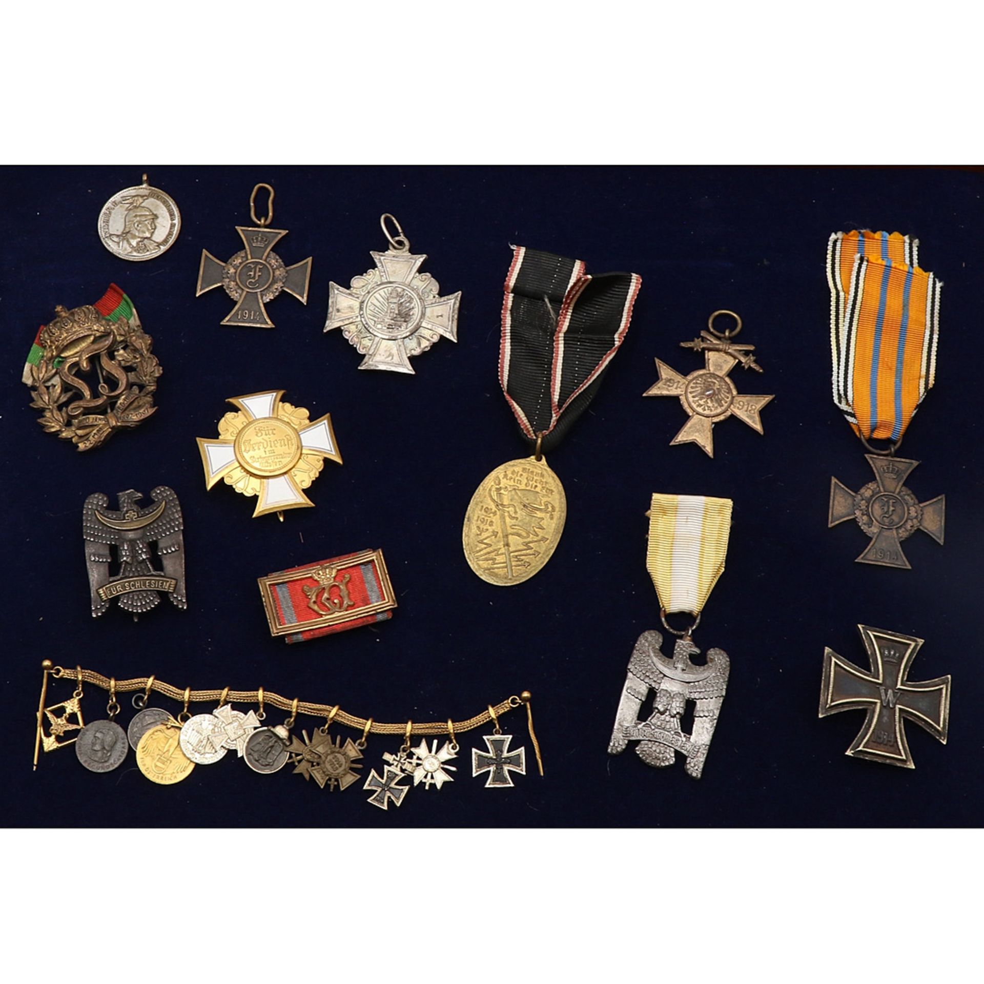 Ordenssammlung, erster Weltkrieg und Weimarer Republik