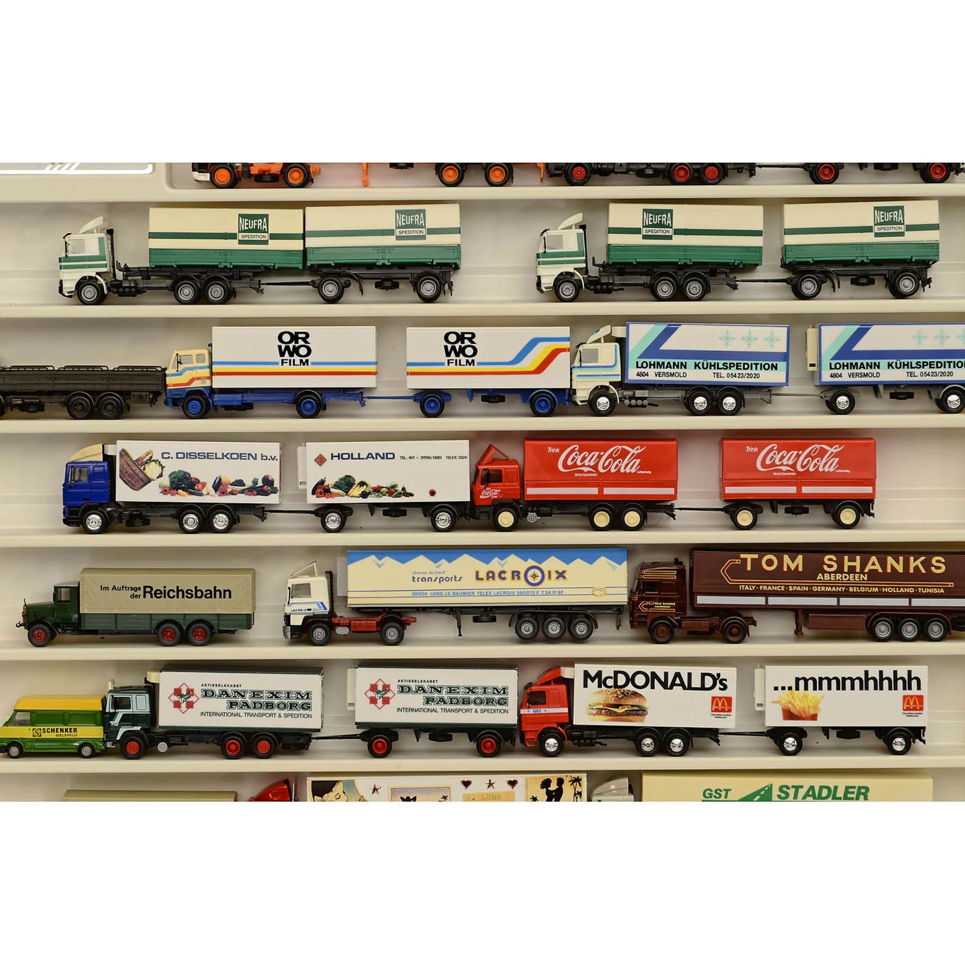 Large Collection of 1:87 Scale Model Trucks - Bild 5 aus 10