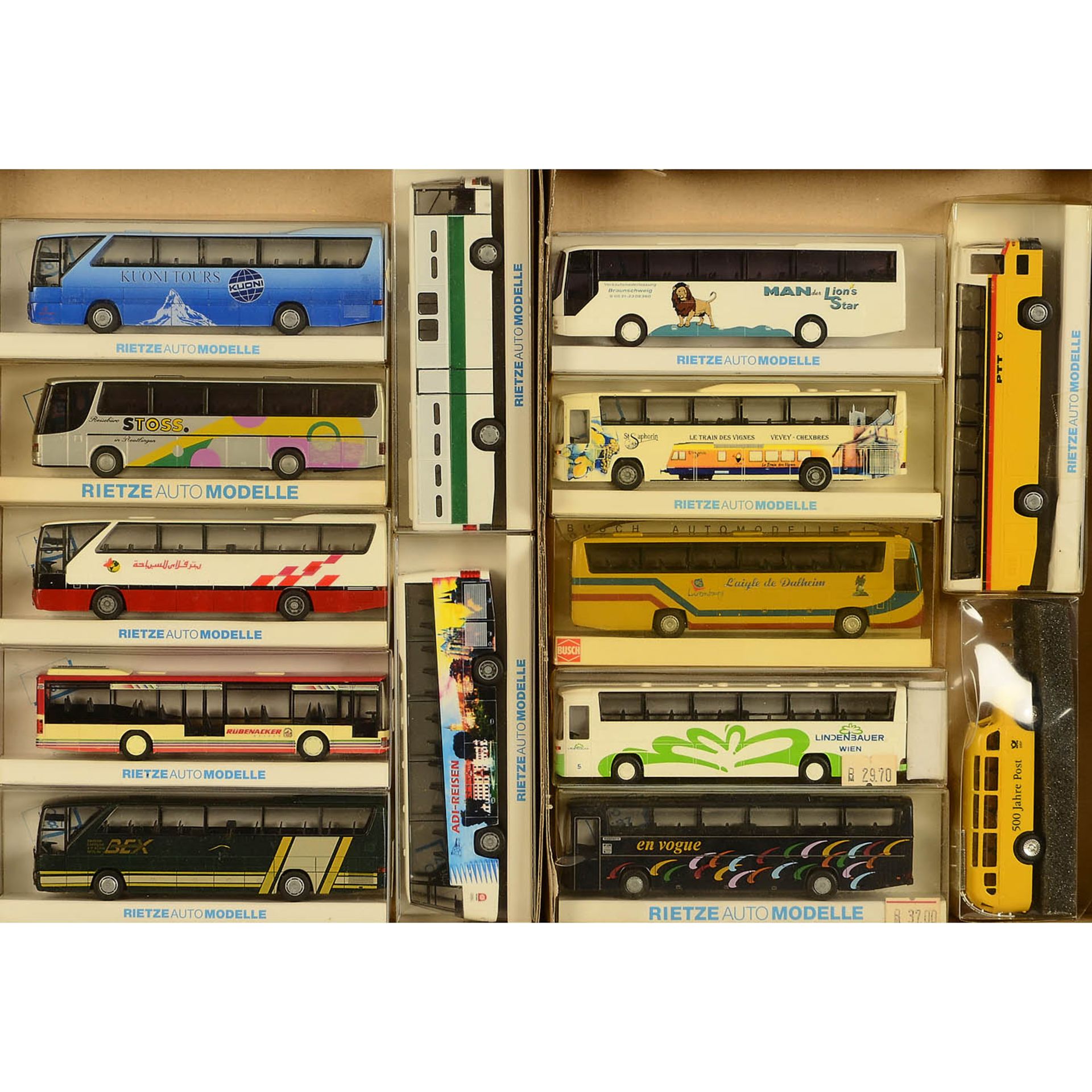 Large Collection of 1:87 Scale Model Buses - Image 3 of 7