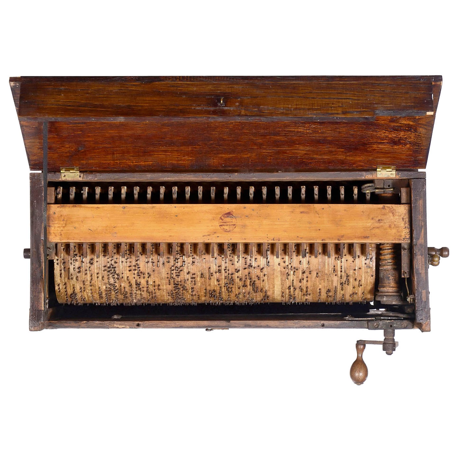 Early Bohemian Street Barrel Organ by Kamenik, c. 1880 - Image 2 of 3