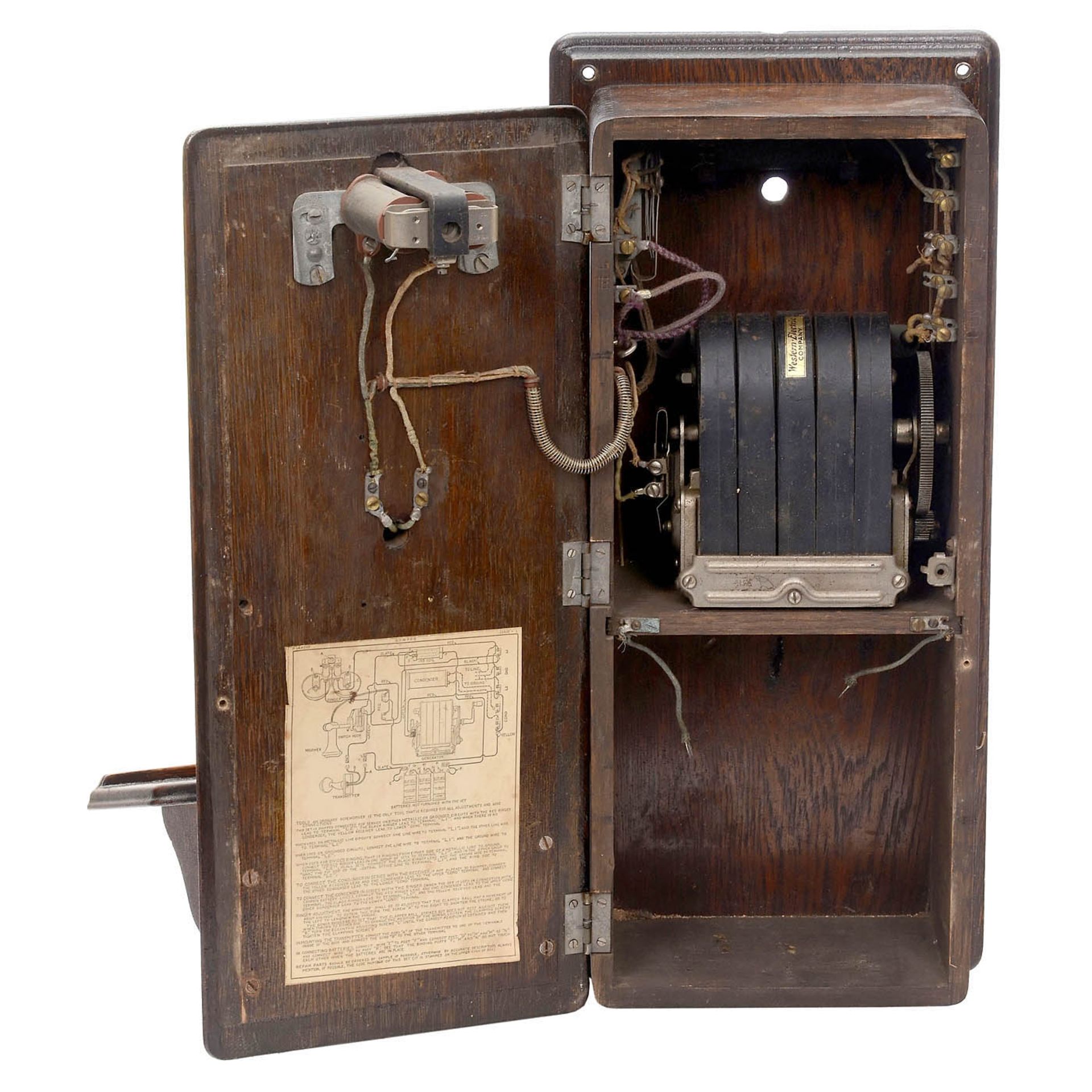 Western Electric Company Wall Telephone, c. 1913 - Bild 2 aus 2
