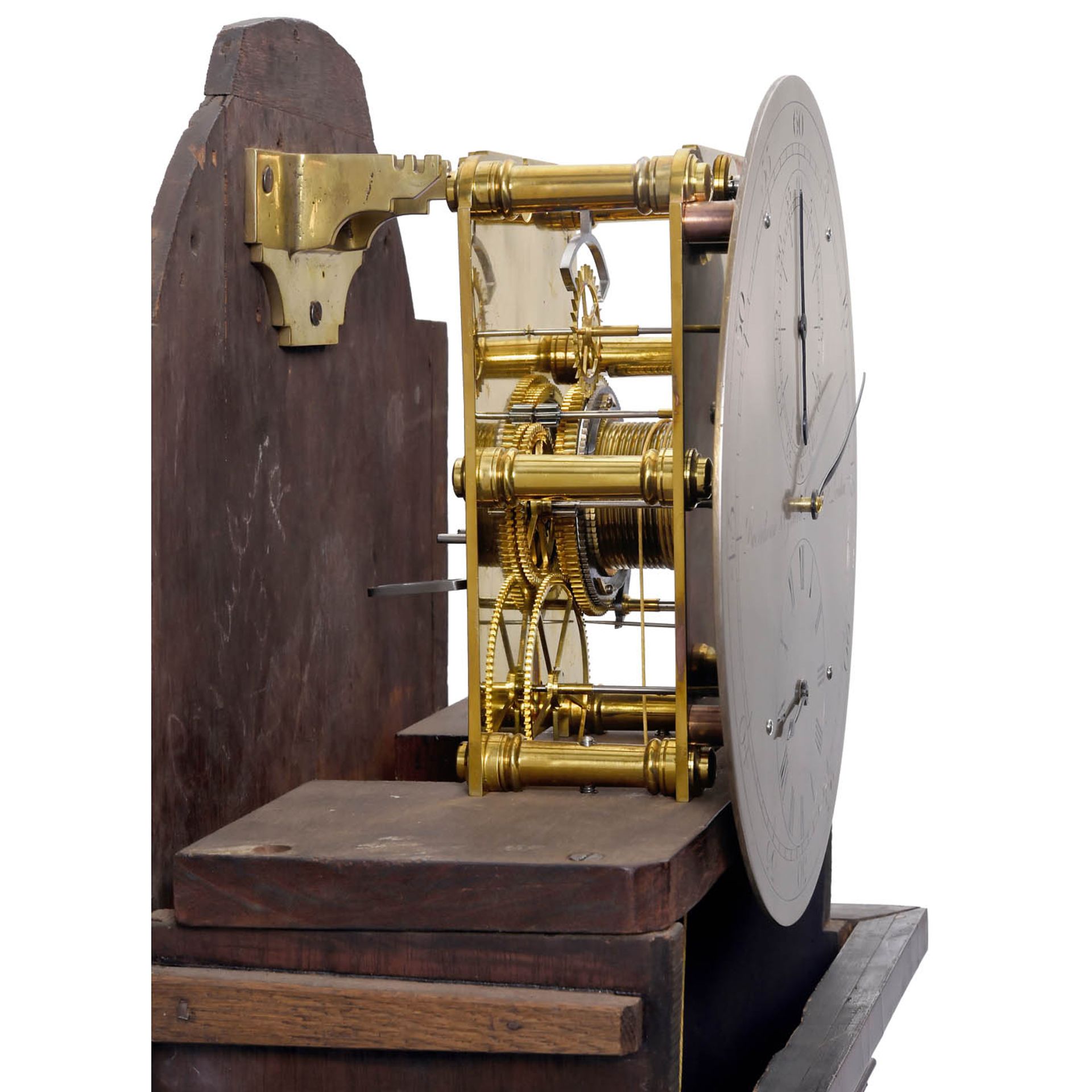 English Mercury Pendulum Longcase Astronomical Regulator Clock, c. 1830 - Bild 4 aus 6